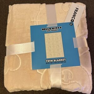 Hello Kitty and Friends Twin Embossed Blanket